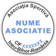  Stampila asociatie sportiva 30 mm.